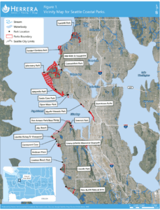 Map of Seattle Parks Habitat Vulnerability Assessment
